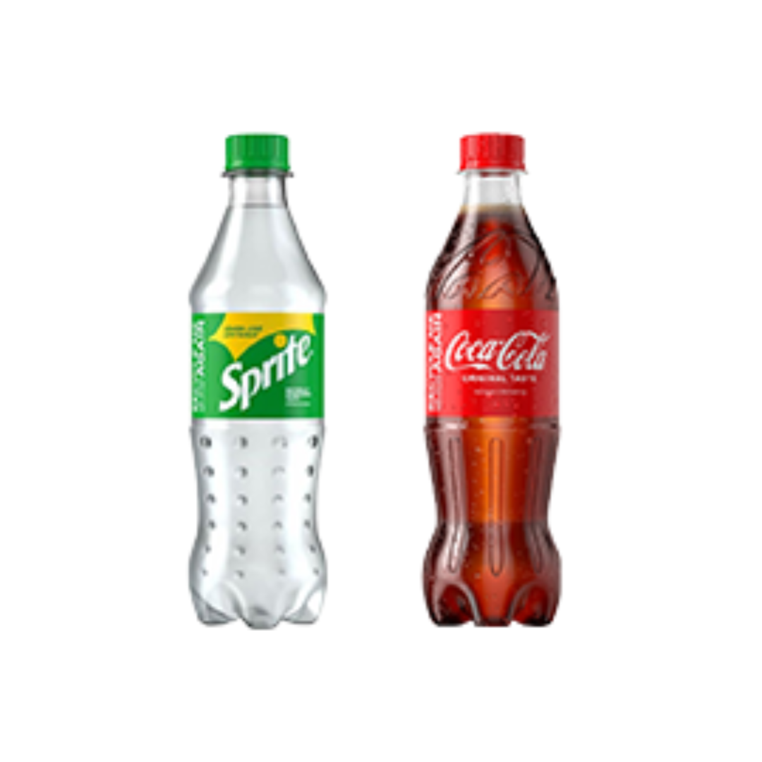 2 X Coca-Cola, Fanta, Sprite 50cl